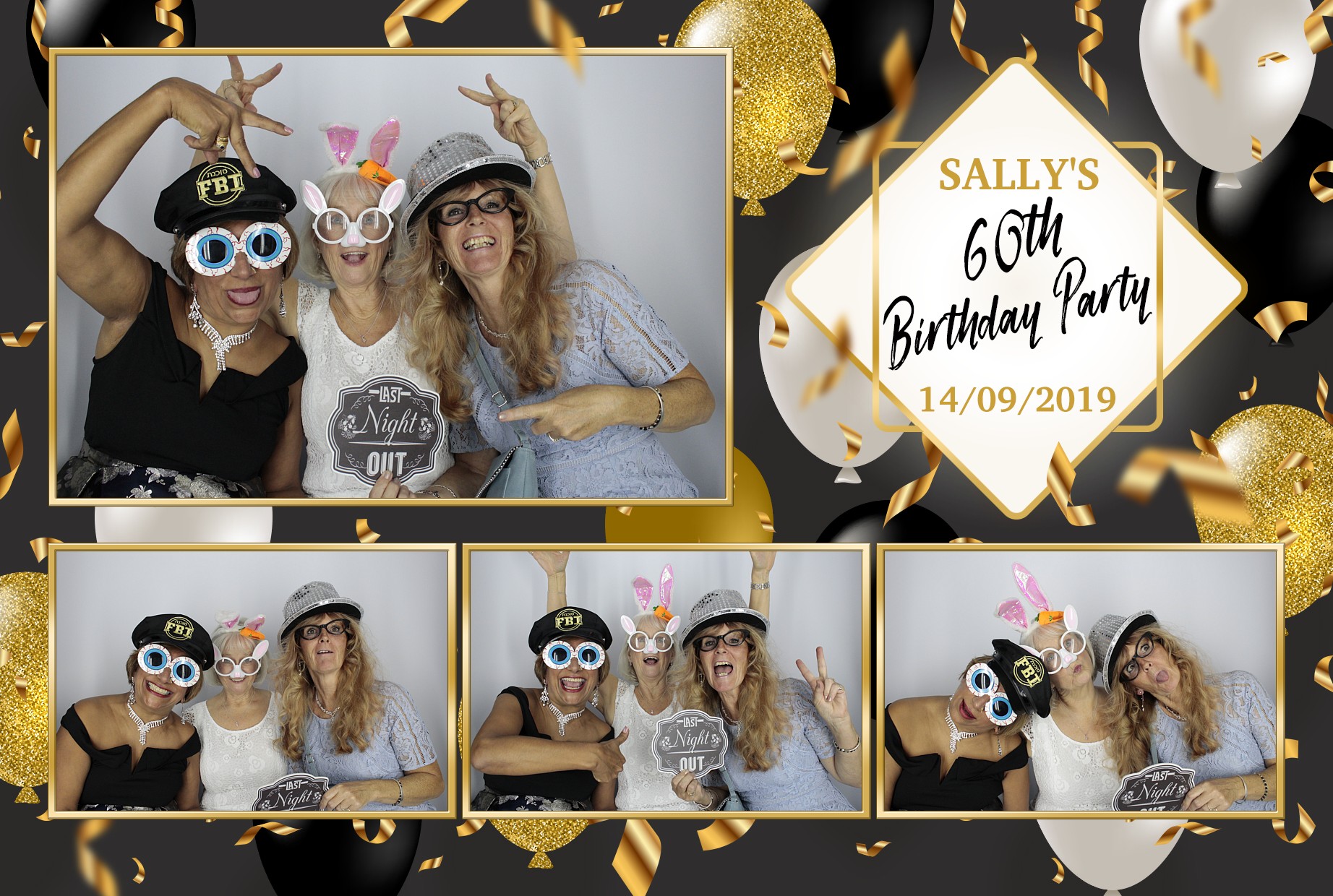 Sally's 60th Birthday Party | View more photos from the event at gallery.myphotoboothexperience.co.uk/u/MyPhotoBoothExperienceLtd/Sallys-60th-Birthday-Party